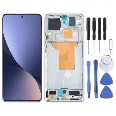 Для Xiaomi 12S Оригінальний AMOLED Матеріал LCD Дигітайзер Повна збірка з рамкою (зелений)
